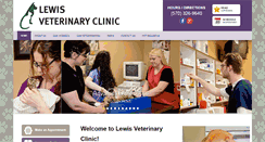 Desktop Screenshot of lewisvetclinic.com